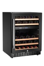 Wijnkoeler, 2 zones, 46 flessen, Arktic, Zwart, 570x595x(H)820mm - Afbeelding 2