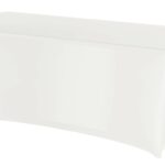 Tafelhoes rechthoekig, HENDI, 810910 + 810897, Wit, 1830x760x(H)730mm