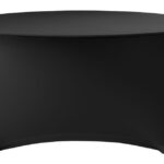 Tafelhoes rond, HENDI, 810941, Zwart, ⌀1800x(H)760mm