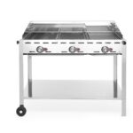 Green Fire met 3 branders, HENDI, Profi Line, 17,4kW, 1078x612x(H)825mm