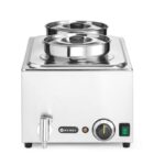 Set: Bain-marie Ranger + 2x bak 4L met deksel, HENDI, 8L, 220-240V/1000W, 604x332x(H)315mm