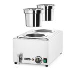 Set: Bain-marie Ranger + 2x bak 4L met deksel, HENDI, 8L, 220-240V/1000W, 604x332x(H)315mm - Afbeelding 4