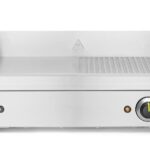 Bakplaat half geribbeld, HENDI, Profi Line, 1/2 glad, 1/2 geribd, 230V/2400W, 527x404x(H)233mm