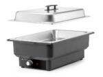 Chafing dish elektrisch Tellano, HENDI, Kitchen Line, GN 1/1, 9L, 220-240V/900W, 575x349x(H)278mm - Afbeelding 4