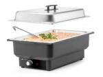 Chafing dish elektrisch Tellano, HENDI, Kitchen Line, GN 1/1, 9L, 220-240V/900W, 575x349x(H)278mm - Afbeelding 8