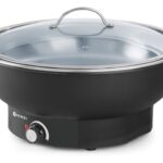 Chafing dish elektrisch Tesino, HENDI, Kitchen Line, 6,8L, 230V/500W, ⌀405x(H)240mm