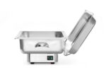 Chafing dish elektrisch Pollina, HENDI, Profi Line, 9L, Zilver, 230V/900W, 587x440x(H)273mm - Afbeelding 4