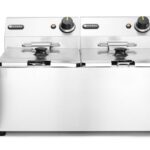 Friteuse Kitchen Line - 2x 8L, HENDI, Kitchen Line, 16L, 230V/7000W, 542x430x(H)351mm
