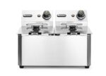 Friteuse Kitchen Line - 2x4L, HENDI, Kitchen Line, 8L, 230V/6000W, 470x380x(H)315mm