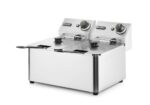 Friteuse Kitchen Line - 2x4L, HENDI, Kitchen Line, 8L, 230V/6000W, 470x380x(H)315mm - Afbeelding 2