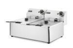 Friteuse Kitchen Line - 2x 6L, HENDI, Kitchen Line, 12L, 230V/6600W, 550x430x(H)305mm - Afbeelding 2