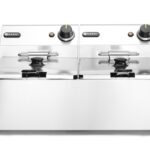 Friteuse Kitchen Line - 2x 6L, HENDI, Kitchen Line, 12L, 230V/6600W, 550x430x(H)305mm