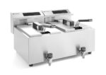 Friteuse Profi Line met aftapkraan digitaal - 2 x 8 l, HENDI, Profi Line, 16L, 230V/7000W, 605x515x(H)350mm - Afbeelding 2