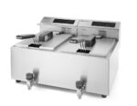 Friteuse Profi Line met aftapkraan digitaal - 2 x 8 l, HENDI, Profi Line, 16L, 230V/7000W, 605x515x(H)350mm - Afbeelding 4