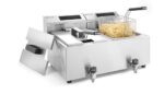 Friteuse Profi Line met aftapkraan digitaal - 2 x 8 l, HENDI, Profi Line, 16L, 230V/7000W, 605x515x(H)350mm - Afbeelding 3