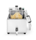Friteuse Profi Line met aftapkraan - 8 l, HENDI, Profi Line, 8L, Lichtgrijs, 230V/3500W, 305x515x(H)354mm - Afbeelding 3