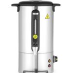 Warmedranken ketel UNIQ, HENDI, designed by Robert Bronwasser, 9L, Zilver, 220-240V/950W, 307x330x(H)450mm