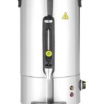 Warmedranken ketel UNIQ, HENDI, designed by Robert Bronwasser, 16L, Zilver, 220-240V/1650W, 357x380x(H)502mm