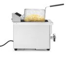 Inductie friteuse met aftapkraan - 8 l, HENDI, 8L, Lichtgrijs, 230V/3500W, 288x619x(H)408mm - Afbeelding 4