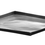 Ovenschaal voor Speedovens, non-stick coating, HENDI, Zwart, 280x280x(H)15mm, Vierkant