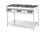 Gasfornuis 6-pits open standaard, HENDI, Kitchen Line, 28,5kW, 1200x700x(H)900mm - Afbeelding 2