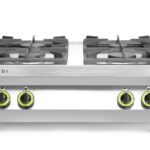 Gasfornuis 4-pits Kitchen Line - tafel model, HENDI, Kitchen Line, 19kW, 800x700x(H)310mm