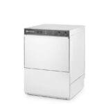 Vaatwasser 50x50 - elektronische bediening, HENDI, met afvoerpomp, 400V/6600W, 570x600x(H)830mm