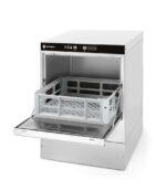 Vaatwasser 40x40 - elektronische bediening, HENDI, 230V/2800W, 470x510x(H)710mm
