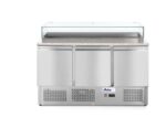 Pizzawerkbank met 3 deuren 380L, Arktic, 230V/310W, 1378x702x(H)1155mm