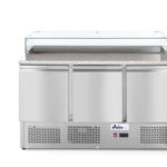 Pizzawerkbank met 3 deuren 380L, Arktic, 230V/310W, 1378x702x(H)1155mm