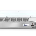 Opzetkoelvitrine GN 1/4, Arktic, 5x GN 1/4, 230V/180W, 1205x335x(H)460mm