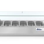 Opzetkoelvitrine GN 1/4, Arktic, 7x GN 1/4, 230V/180W, 1505x335x(H)460mm