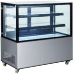 Koelvitrine met 2 schappen, Arktic, 410L, 230V/490W, 1224x677x(H)1230mm