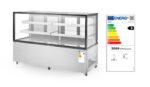 Koelvitrine met 2 schappen, Arktic, 610L, 230V/500W, 1824x677x(H)1230mm - Afbeelding 4