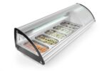 Sushi display 5x GN 1/3, Arktic, 230V/160W, 1307x445x(H)327mm - Afbeelding 2