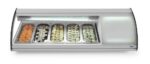 Sushi display 5x GN 1/3, Arktic, 230V/160W, 1307x445x(H)327mm - Afbeelding 6
