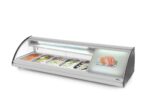 Sushi display 5x GN 1/3, Arktic, 230V/160W, 1307x445x(H)327mm - Afbeelding 3