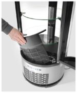 Gebaksvitrine rond , Arktic, 100L, 230V/210W, ⌀480x(H)1065mm - Afbeelding 4