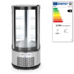 Gebaksvitrine rond , Arktic, 100L, 230V/210W, ⌀480x(H)1065mm - Afbeelding 6