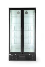 Backbar koelkast met dubbele deuren, Arktic, 384L, Zwart, 220-240V/365W, 900x530x(H)1820mm - Afbeelding 2