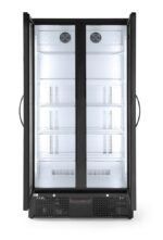 Backbar koelkast met dubbele deuren, Arktic, 384L, Zwart, 220-240V/365W, 900x530x(H)1820mm