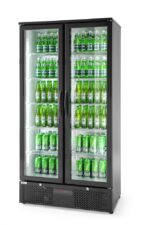 Backbar koelkast met dubbele deuren, Arktic, 384L, Zwart, 220-240V/365W, 900x530x(H)1820mm - Afbeelding 4