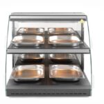 Warmhoudvitrine Quartz tweelaags, HENDI, 230V/560W, 650x485x(H)630mm