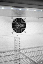 Backbar koelkast met dubbele deur, Arktic, 158L, Zwart, 220-240V/160W, 900x530x(H)870mm