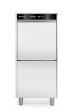 50x60 vaatwasser voor pannen en trays – met doseersysteem voor reinigingsmiddelen en afvoerpomp, HENDI, 400V/7100W, 595x777x(H)1335mm