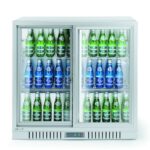 Backbar koelkast met schuifdeuren, Arktic, 150L, Zilver, 220-240V/160W, 900x520x(H)840mm