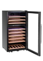 Wijnkoeler, 2 zones, 91 flessen, Arktic, 230L, Zwart, 569x595x(H)1215mm - Afbeelding 3