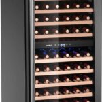 Wijnkoeler, 2 zones, 131 flessen, Arktic, 418L, Zwart, 680x595x(H)1760mm