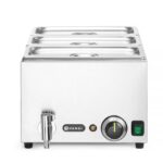 Bain-marie set met afvoerkraan “Ranger”, HENDI, GN 1/1, 230V/1000W, 605x332x(H)242mm