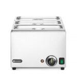 Set: Bain-marie RANGER + 3x GN 1/3 en deksel, HENDI, GN 1/1, 230V/1000W, 590x332x(H)242mm